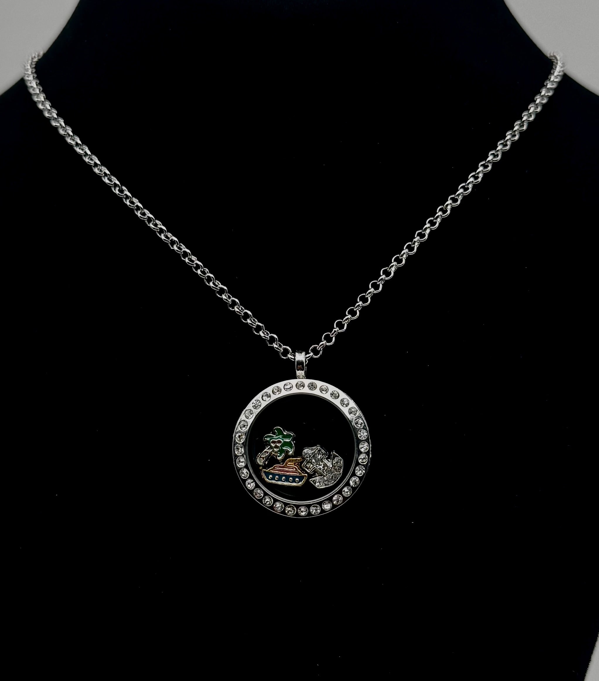 32" origami owl hinged charm locket