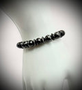 magnetic hematite bracelet elastic stretch